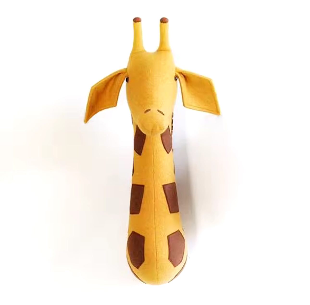 Cabeza colgante de jirafa