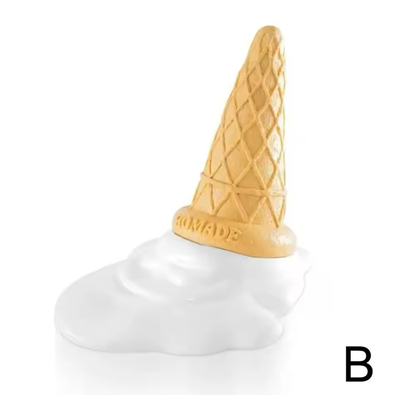 Cono de helado Blanco