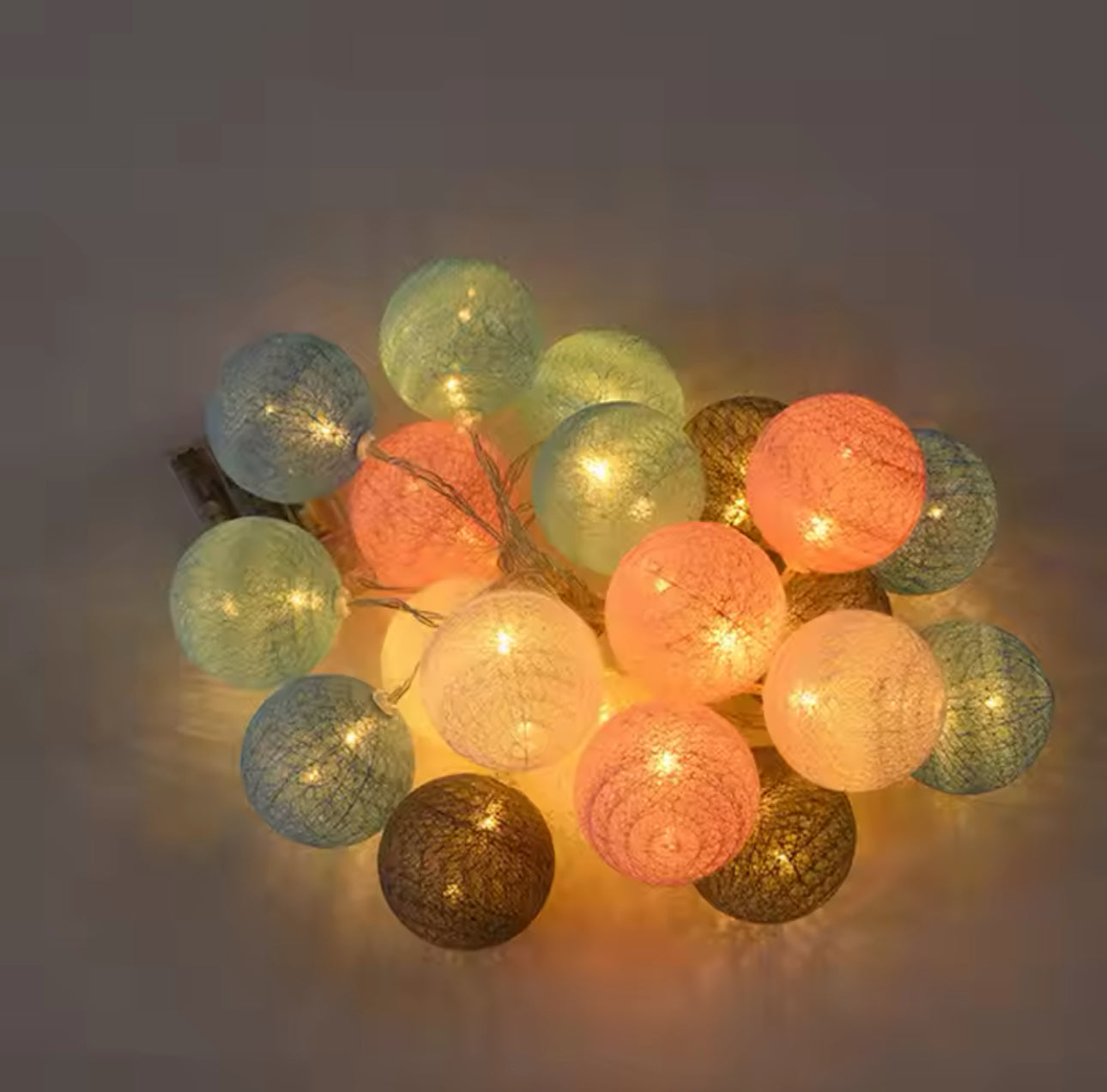 Esferas con luces