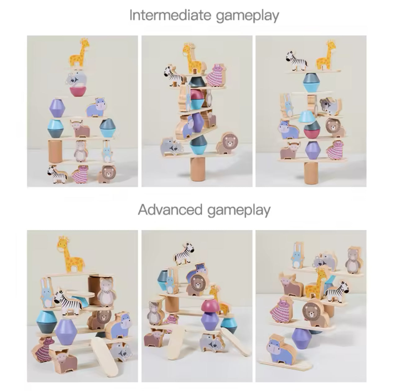 Juego de apilamiento montessori
