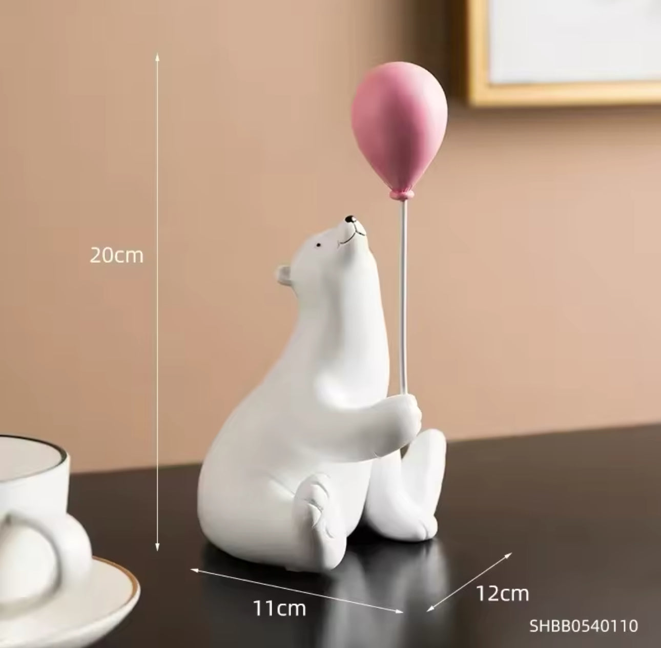Figura de oso con luz