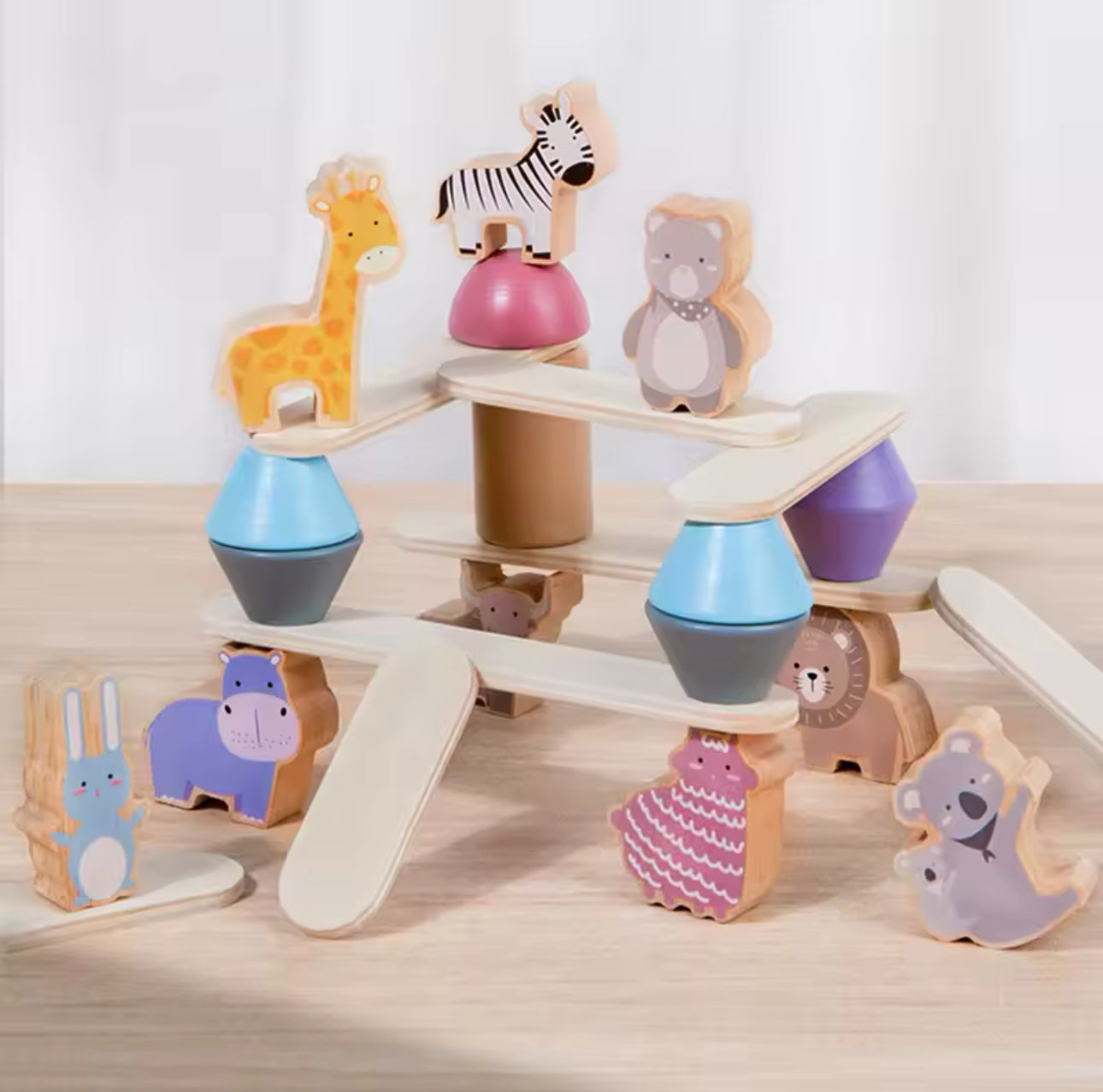 Juego de apilamiento montessori