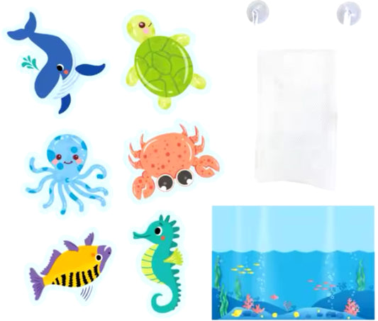 Juguetes de baño animales de mar