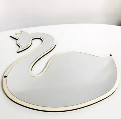 Espejo de estimulación para bebe, cisne