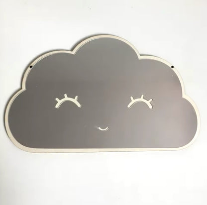 Espejo de estimulación para bebe, nube